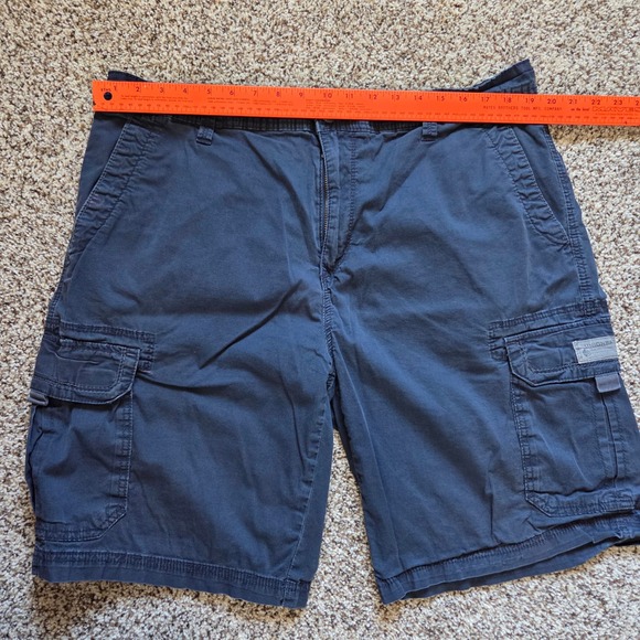 UNIONBAY Other - Union Bay Mens Navy Blue Cargo Shorts Size 38 Cotton Stretch Utility Outdoor
